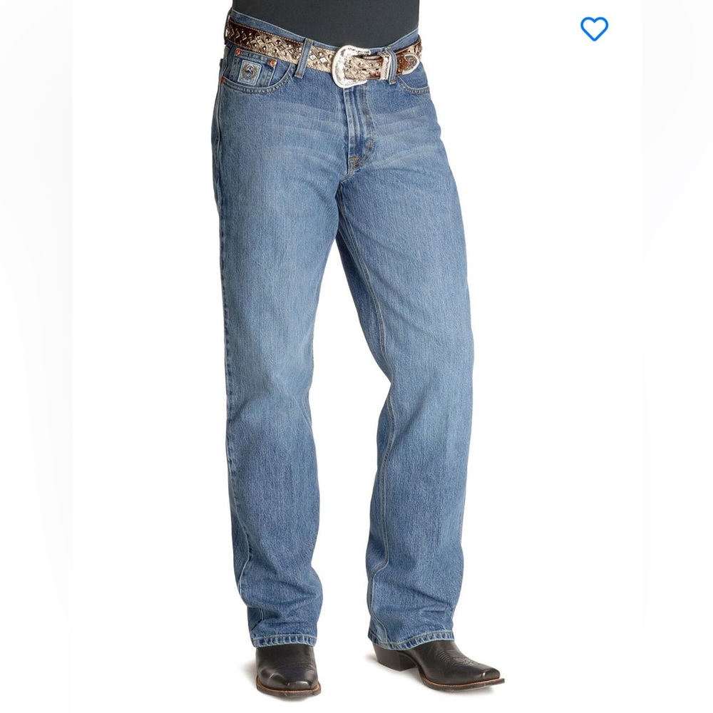 CINCH MEN'S RELAXED FIT STONEWASH JEANS 38x30